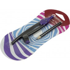 Циркуль Optima Plazzy для карандаша, фиолетовый (12) O81480
