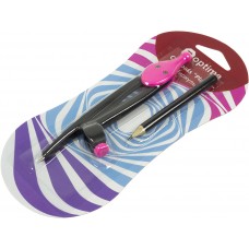 Циркуль Optima Plazzy для карандаша, розовый (12) O81481