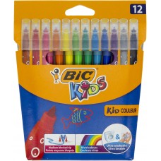 Фломастеры Bic Кидкулер 12 цветов 9202932