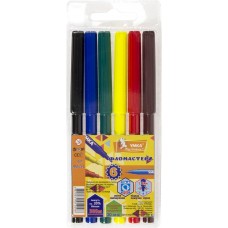 Фломастери Умка 6 кольорів Колормікс (24) (384) ФЛ43-3