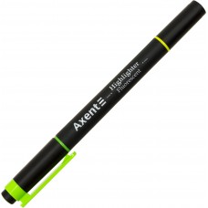 Текстмаркер Axent клиновидный Highlighter Dual 2-4 мм зеленый (12) (144) 2534-04-A