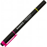 Текстмаркер Axent клиновидний Highlighter Dual 2-4 мм рожевий (12) (144) 2534-10-A