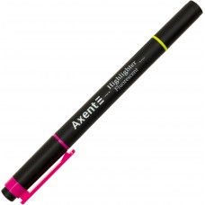 Текстмаркер Axent клиновидный Highlighter Dual 2-4 мм розовый (12) (144) 2534-10-A