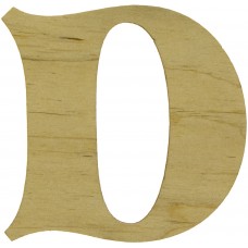 Буква английская 6см D фанера (5)