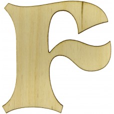Буква английская 6см F фанера (5)