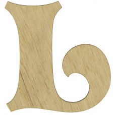 Буква английская 6см L фанера (5)
