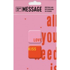 Открытка Message-love с 3D-наклейками Dream&Do