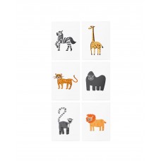 Временные тату с дополненной реальностью African Animals AR Set  TATTon.me