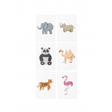 Временные тату с дополненной реальностью Asian Animals AR Set  TATTon.me