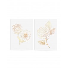 Временные тату Gold Flowers Set  TATTon.me