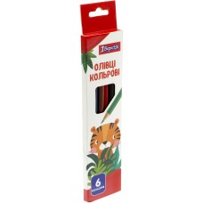 Карандаши цветные 6 цветов 1 Вересня Zoo Lend (24) 290640