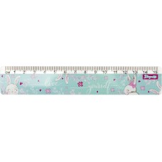Линейка пластиковая 15 см 1 Вересня Bunny 370585