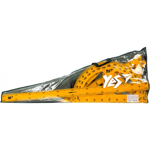 Набір вимірювальних приладів для дошки Yes 5 предметів в чохлі (12) 370525