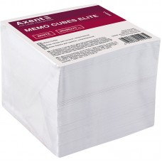 Блок для заметок неклееный 90х90мм 70мм Axent Elite White 8008