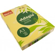 Папір кольоровий А3 80 г/м2 интенсив Rey Adagio Buttercup 02 жовтий (500) (2500)
