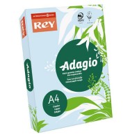 Бумага цветная А4 80 г/м2 пастель REY Adagio Blue 01 голубая (10)