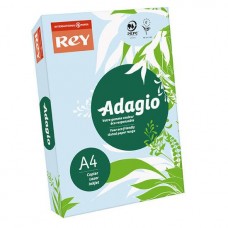 Бумага цветная А4 80 г/м2 пастель REY Adagio Blue 01 голубая (10)