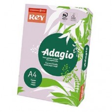 Бумага цветная А4 80 г/м2 интенсив Rey Adagio Lilac 28 сиреневая (10)