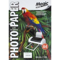 Фотопапір Magic А4 135г/м2 глянцевий самоклеючий (50)