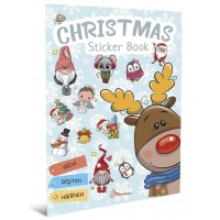 Книга A4 Веселые забавинкы для дошкольников: Christmas sticker book. Колядки (на украинском) Талант