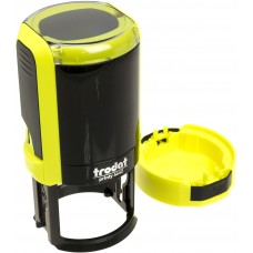 Оснастка для круглой печати пластиковая d-42 мм Trodat NEW колпачок, неоновая желтая 4642