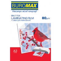 Пленка для ламинирования Buromax А3 80 мкм 303х426 мм (100) 7704