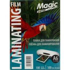 Пленка для ламинирования Magic A6 глянцевая 100 мк 111х154 (100)