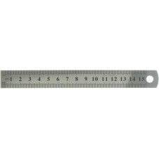 Линейка металлическая 15 см (1) (20) (1200) 700969/BS-118/4778-1