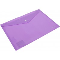 Папка-конверт Axent A4 Pastelini на кнопці бузкова 1412-36