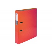 Папка-реєстратор A4 Optima 5 см з друкованою обкладинкою рожево-червона (10) O35443