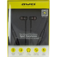 Наушники вакуумные Awei G10 BL BT black микрофон