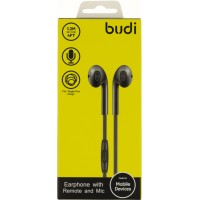 Навушники вставні Budi 1,2 м black мікрофон Breidon M8J102EP  