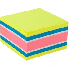 Блок для заметок с липким слоем 75х75 мм 450 листов Axent ассорти-1 (12) 2326-51