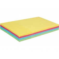Блок/зам. липк. краєм 50х75мм 100арк. пастель мікс Economix E20958(12)