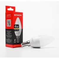 Лампа Etron Light Power LED 1-ELP-031 C37 4Вт 3000K E14 (10)