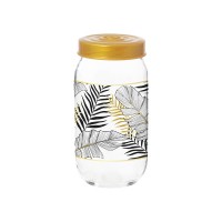 Банка скло Herevin Gold Leaf 1 л 171541-067  