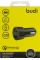 Зарядний пристрій автомобільний Budi швидка зарядка 2.4A 2USB black Breidon №M8J622Q  