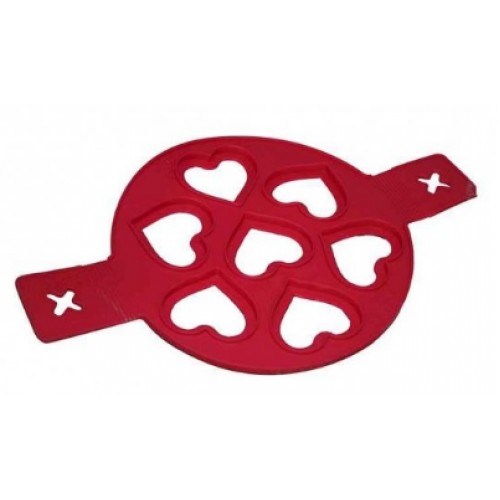 Форма силикон для оладий и яиц сердечки Vincent №VC-1619/5010  