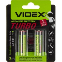 Батарейки Videx Turbo LR-06 блістер 2шт (10)