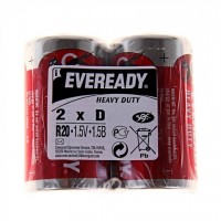 Батарейки Energizer Eveready Super Heavy Duty R-20 / плівка 2 шт (12) (96)
