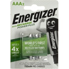 Аккумуляторы Energizer Power Plus Ni-Mh R-03,700 mAh/ блистер 2 шт (12)