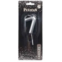 Свічка в торт Цифра-7 срібло 4,5см Pelican (1) (100) (800) 864527 