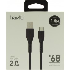 Кабель USB > Type-C Havit HV-H68 1,8 м black  