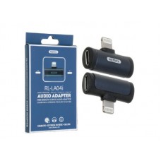 Адаптер перехідник lightning > lightning power-lightning audio Remax RL-LA04i  