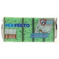 Губка кухонна Antibacterial. Perfecto (5 шт) ароматизована 1139