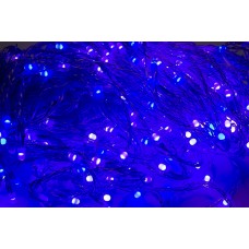 Гирлянда-водопад электрическая 480 LED RGB 3-color прозрачный силиконовый провод L-4м H-2м с удлинителем (20) 7276