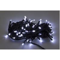 Гирлянда электрическая Конус 100 LED 90 ламп white,черный провод L-7,5м (100) 9140