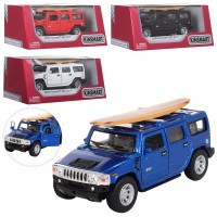 Джип металевий інерційний Kinsmart 1:40, 11,5 см, відкриваються двері, гумові колеса, в коробці 16x7x7,5 см, 4 кольори (24) KT-5337-WS1  