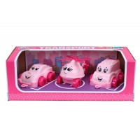 Набір Транспорт Міні Pink, 3шт в кор-ці 8003/Технокомп/(10)