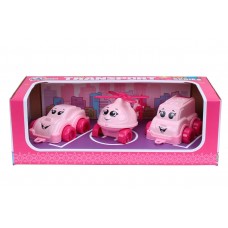 Набір Транспорт Міні Pink, 3шт в кор-ці 8003/Технокомп/(10)